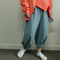 p21 이중지 당꼬바지/ 예쁜색 몸빼바지 배기바지 소세지 조거바지 빅사이즈가능 4색상
