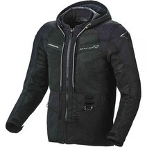 na Chinook 모터사이클 직물 자켓 바이크 오토바이 597487, XL, Macna Black