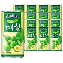소화 안될 때 썬키스트 매실 175ml X 30캔 과일음료수 2박스