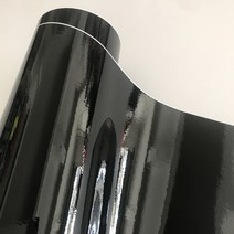 수전사필름 자동차 랩핑지 10/20/30/40/50*152CM 블랙 광택 비닐 필름 자동차 랩 호일 스티커 기포가 없는, 01 Black_07 50cm x 300cm