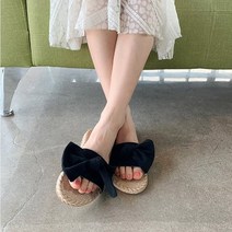 여성 러블리 리본장식 뮬 슬리퍼 sn089