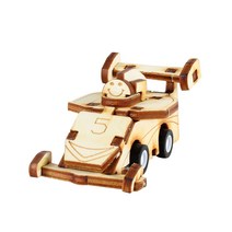 퍼즐피플 3D 영공방 배/비행기/자동차 입체퍼즐모형, 3D목재 달려라 경주용차, 1Ea