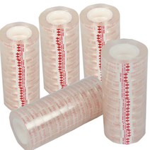 OPLUS 스카치테이프 전단테이프 마트테이프 다용도 12mm x 30m 리필형 10개 5세트, 리필형테이프 10개 5세트