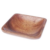 우드 사각볼 샐러드 간식 나무그릇