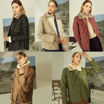 [숏]리오벨 밍크카라 이태리 양가죽다운