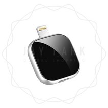 제이파크 아이폰 전용 OTG USB 갤럭시 호환 사진백업 8핀 대용량 외장 메모리 2in1, 128GB 블랙실버