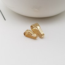 14k 골드필드 펜던트 메달 베일(Bail) 고리 목걸이 DIY 부자재 재료, 스몰, 로즈골드