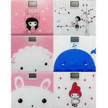 디지털 체중계 몸무게 측정 가정용 전자 저울, 파랑고래