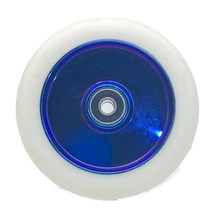 스턴트 스쿠터 묘기용 킥보드 수동 트릭 110mm 킥 스쿠터 바퀴 88A 리바운드 PU 알루미늄 합금 스턴트 Scoo, 02 blue chrome