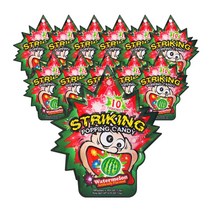 입안에서 톡톡터지는 스트라이킹 팝핑캔디(수박맛) 15gx12봉