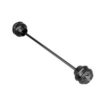 nmax pcx 호환슬라이더 프론트 리어 머플러 가드 TMAX560 YAMAHA 용 후방 휠 프로텍터 액슬 포크 크래시 슬, 03 Rear wheel black