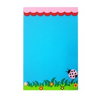 학교/유치원/교실/게시판 환경꾸미기 펠트 메모판 하늘색(중)