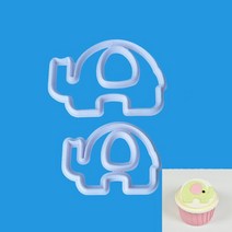 크리스마스 쿠키커터 쿠키틀 DIY 쿠키 커터 금형 케이크 퐁당 모델링 종이 컵 주방 요리 베이킹 도구, [03] elephant