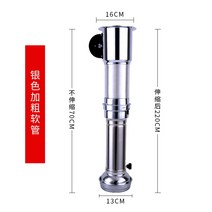고깃집 고기집 연기 흡입기 후드 기름받이 환기구 환풍기 송풍기 배연관 닥트모터 배기 파이프, 01.실버 싱글 파이프, 1개