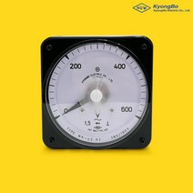 경보전기 아날로그 메타 WA-V2 600V 380/190V 교류전압계 AC 볼트메타