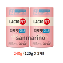 락토핏 이브 유산균 60p, 240g, 6개