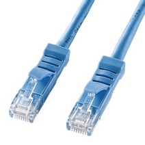 산와서플라이 KB-SL6-005BK CAT.6 UTP다이렉트 초슬림 케이블 0.5m
