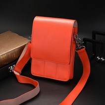 미용실 스텝 가방 가죽 가위 정리대 수납 힙색 미용사 스타일리스트 헤어 파우치 인턴 도구 애완 동물, 1개, 오렌지