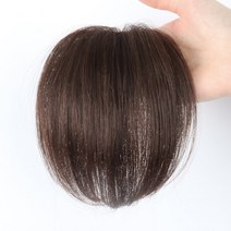 고운머리 인모 헤어뽕 볼륨 부분가발 헤어피스 대형 BBM01 붙임머리, 1개, #2 다크브라운