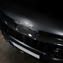 [한스몰] 신형 스포티지 NQ5 프론트 그릴 가니쉬 몰딩 튜닝 익스테리어 차량용품, 블랙