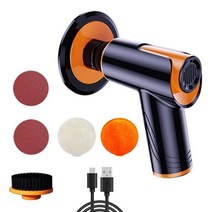 드릴광택패드 폴리셔 무선 왁싱기 듀얼 광택기 속도 조절 자동차 바닥341669 L6, 단일341669 L6