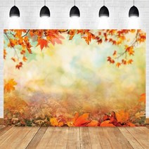 가을 분위기 소품 장식 인테리어 숲 창 낙엽 사진 배경 호박 자연 풍경 배경 배너, 59.Vinyl 180x120cm - NBK36454