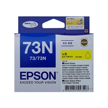 엡손정품잉크 T105170~T105470 [73N] 선택주문, 1개, T105470(노랑)