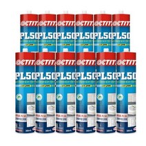 록타이트 실리콘접착제 PL5060 백색(건축내외장용) 300ml(1박스-12개), PL50 백색(인테리어내장용)