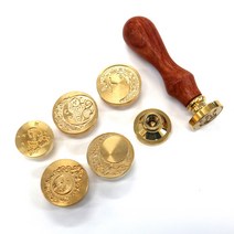 달 실링인장 씰링 편지봉인 실링왁스, 5.달E(3CM)