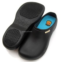 센스풋 미끄럼방지 조리화 주방화 욕실화 SW-051 (검정색), 255, 블랙 (Black)