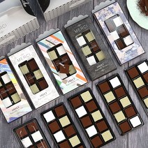 녹차 파베초콜릿 만들기 생초콜릿 DIY 발렌타인데이 남자친구 선물, 400g(10구_10상자/코코아녹차)