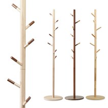 그로잉퍼니쳐 트리 원목 스탠드 행거, 월넛