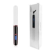 뿌리볼륨고데기 남자 짧은머리 얇은고데기 전문 헤어 스트레이트 너 전기 부목 플랫 아이언 크림 퍼 컬링 100240V 스타일링 도구 컬러 PTC, white-with box+미국