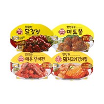 오뚜기 렌지류 베스트 김치찜+갈비찜+닭강정+미트볼, 01. 김치찜1+갈비찜1+닭강정1+미트볼1