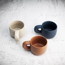 무광 에스프레소 커피믹스 쪼꼬미 머그컵 220ml 귀여운 빈티지 레트로 머그, 브라운