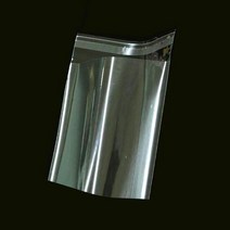 비닐 접착식 포장 200장 봉투 (VM) OPP 10cmX18cm+4cm 비닐봉지 포리백, 투명