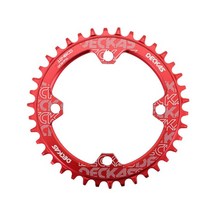 자전거체인휠 크랭크암 deckas 라운드 링 104bcd 40 42 44 46 48t, 협력사, 40톤, 빨간색