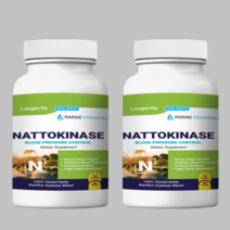 마린에센셜 일본 나토키나제 나토키나아제 2000FU 60베지캡슐 트롬빈 피브리노겐, 1통, 1개, 60정