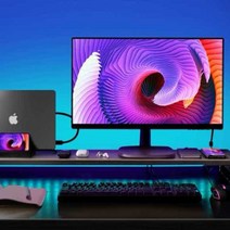 듀얼모니터 받침대 대형 무선충전 USB 포트 거치대, B타입