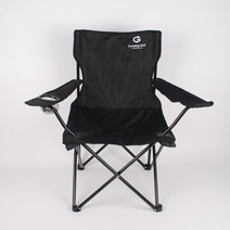 Camping GAO 캠핑의자 낚시의자 접의식의자 캠핑체어, 1.팔걸이가 있는 접이식의자-블랙, 1개