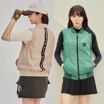 제이투제이 여성골프웨어 PG백라인 풀집업 방풍조끼