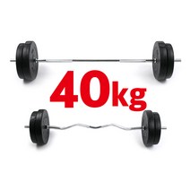 바투스포츠 40kg 역기 세트, 컬바