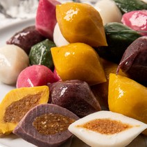 HACCP 오색송편 2kg - 고소한 5가지맛 깨 송편, 1개