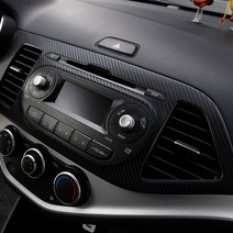 올뉴모닝 카본 튜닝스티커 휠마스크 필러 손잡이 패널, 05. 와인카본, I TYPE (14인치 순정휠마스크)