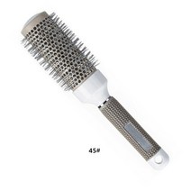 미용실열기구 6 크기 헤어 브러시 나노 열 세라믹 이온 라운드 배럴 빗 스타일링 살롱 컬링, 45mm