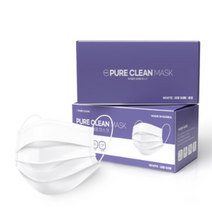퓨어클린 일회용마스크 (2BOX)_대형화이트, 600매입