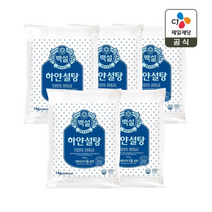 CJ제일제당백설 하얀설탕 1kg x5개