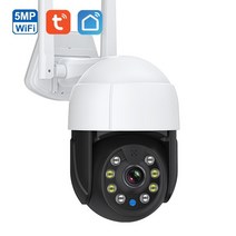 CCTV 방범 보안 감시 IP 카메라 현관 문 스마트폰 가정용 매장 무선 초소형 펫 씨씨티비 tuya 5mp ptz wifi ip 야외 4x 줌 ai 인간 감지 h.265, 1080p SD 카드 없음, 미국 플러그