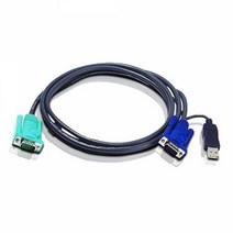 에이텐 2L-5205U USB KVM 케이블 5m 스위칭허브/서버-KVM, 선택하세요