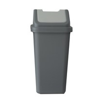 사각 대형 쓰레기통 50L 100L 블랙 네이비 휴지통, 6호 진회색